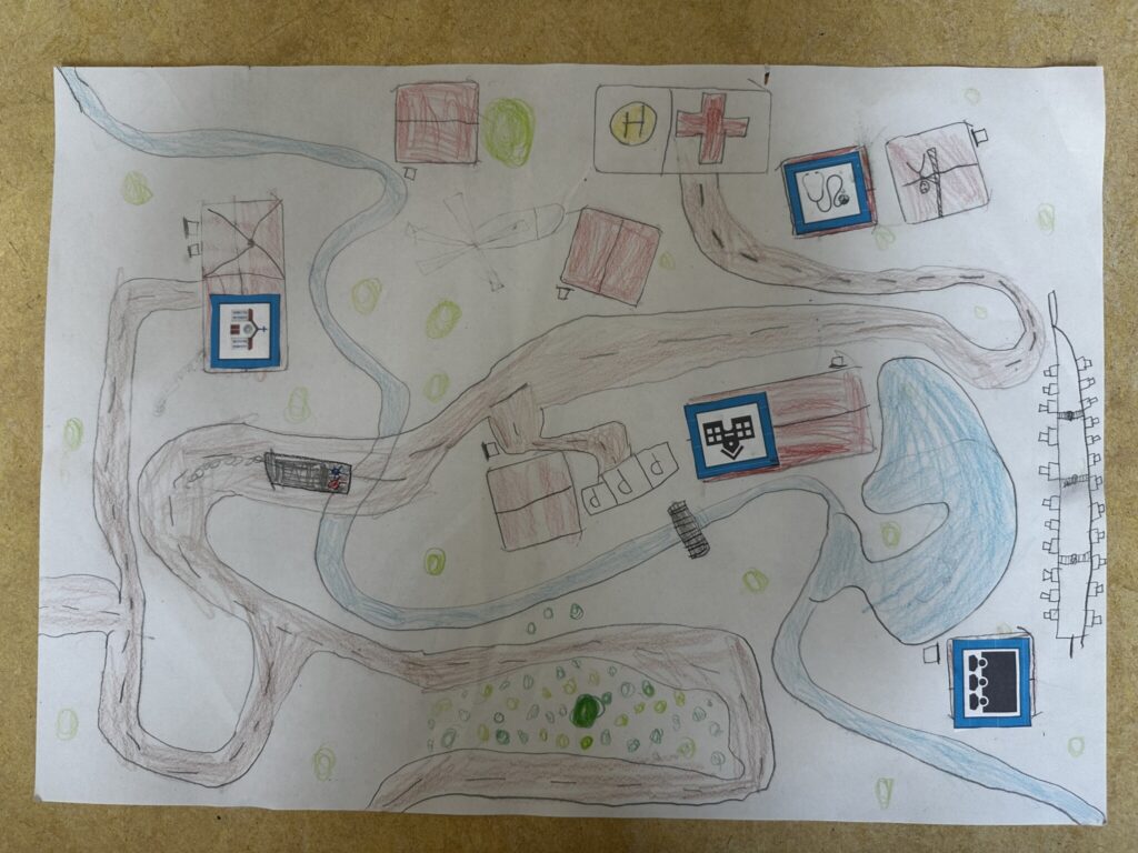 Ein Stadtplan